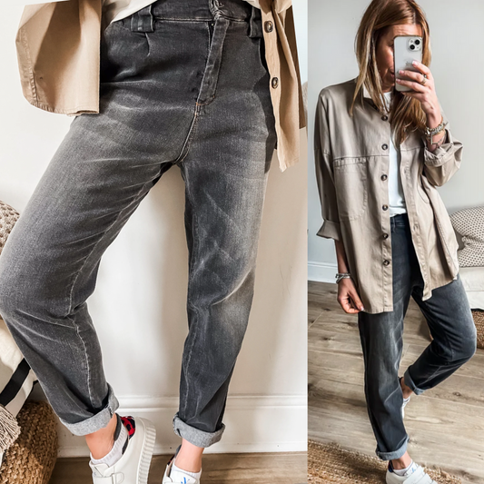 ALEA - Komfortable stilfulde denim jeansbukser