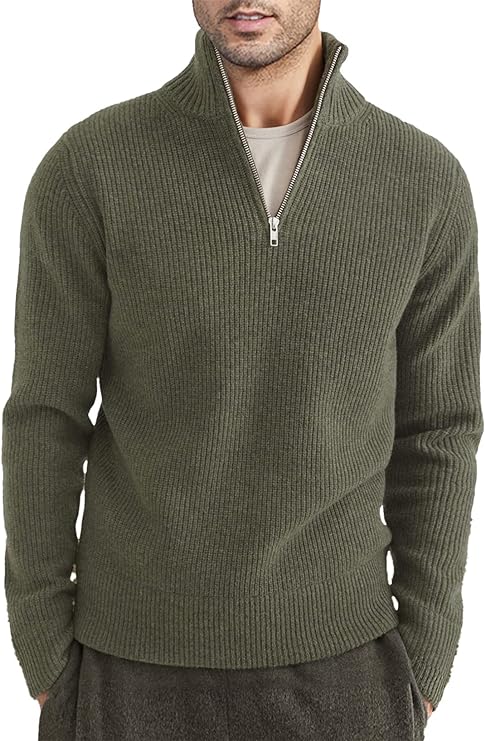 TOMMY - Stilfuld trøje med lynlås til mænd (italiensk design)