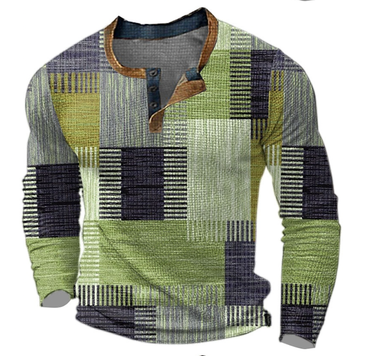 ANTONIO - Stilfuld sweater med vaffelstruktur til mænd (italiensk design)