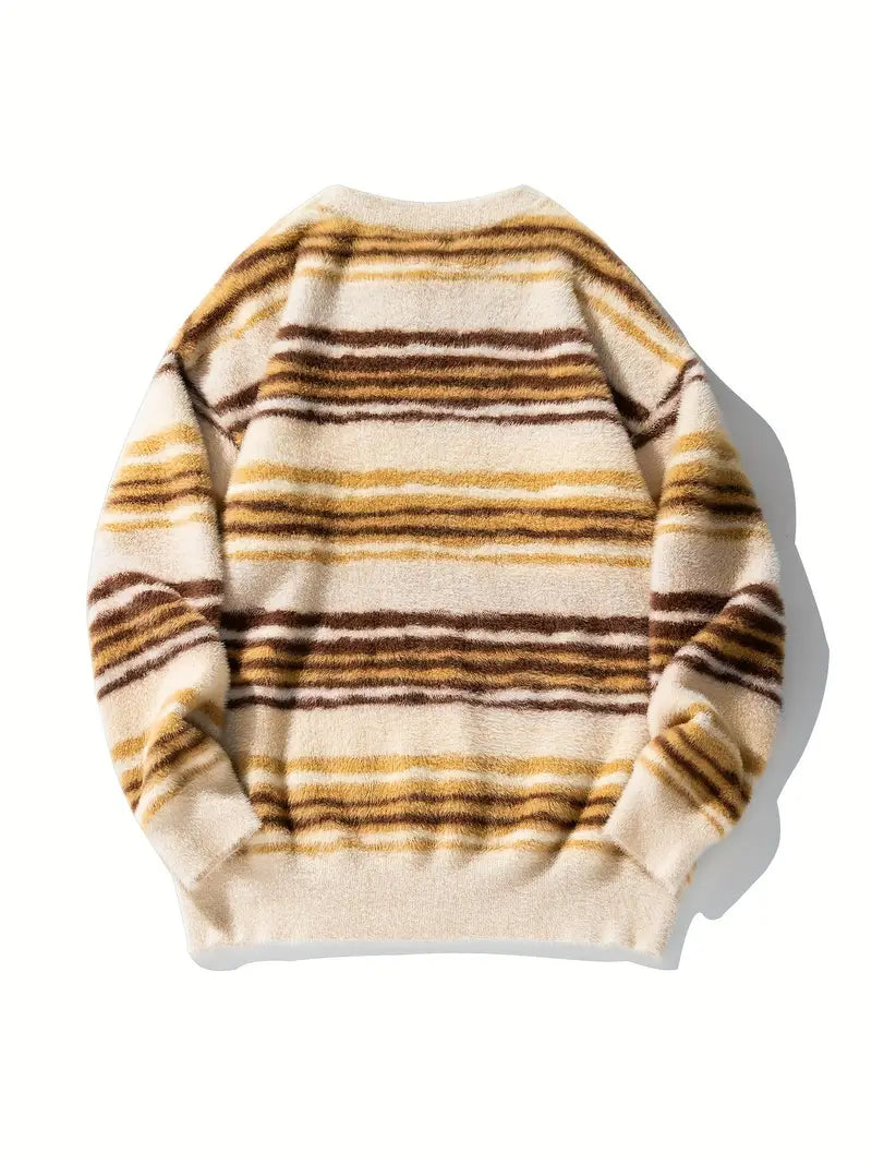Anthony – afslappet sweater med rund hals til mænd